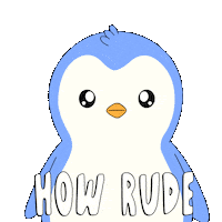 Sad Bad Behaviour Sticker by Pudgy Penguins