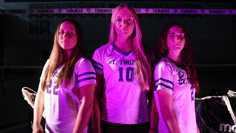 TommieAthletics giphyupload volleyball arms crossed st thomas GIF