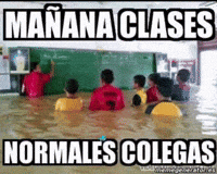 mvikedu universidad lluvia suspension clases GIF