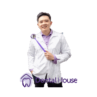 DentalHouseGroup dentist dental dental care toothache Sticker