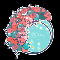 OjoDulceDesigns birthday stars flowers colorful GIF