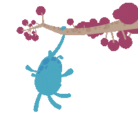 Swinging Hang In There Sticker by Walt Disney Animation Studios