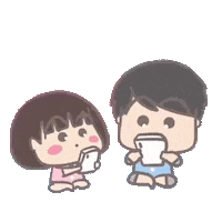 Couple Daidai Sticker