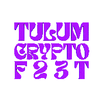 Tulumcryptofest loop nft head tulum Sticker