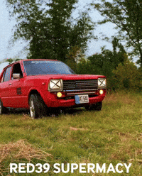 thewantedcar red39 red 39 suzuki fx maruti ss80 GIF