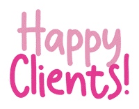 Shop Happy Clients Sticker by pachisdesigns