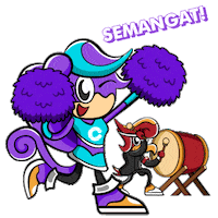 Happy Drum Sticker by Carinih