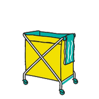 marketingcarttec laundry lavanderia carttec cartteconwheels Sticker