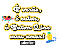 Love You Summer Sticker by Salon Line