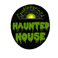 Hauntedhouse Sticker by Lalypso