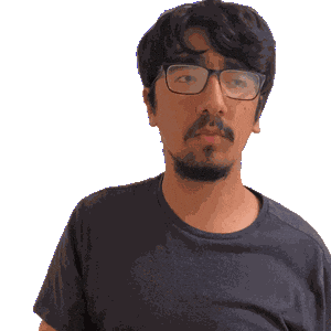 Pointing Up Look At Me Sticker