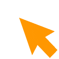 Orange Click Sticker by lastminute.com