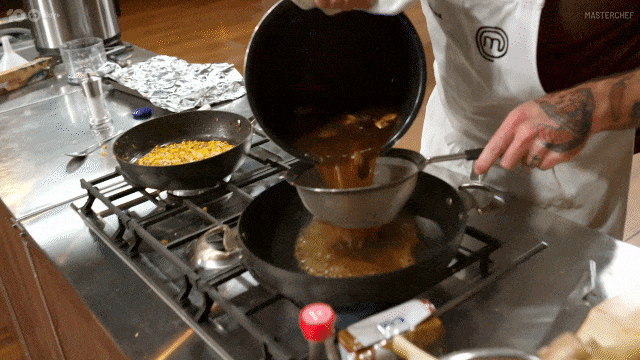 Cook Meat GIF by MasterChefAU