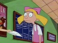 hey arnold nick splat GIF