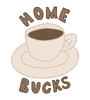 Coffee Home Sticker