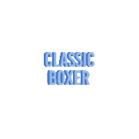 12pm_underwear blue man classic title Sticker