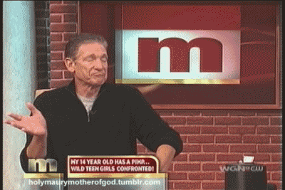tell it to maury GIF