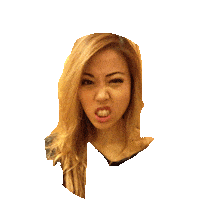 show teeth Sticker