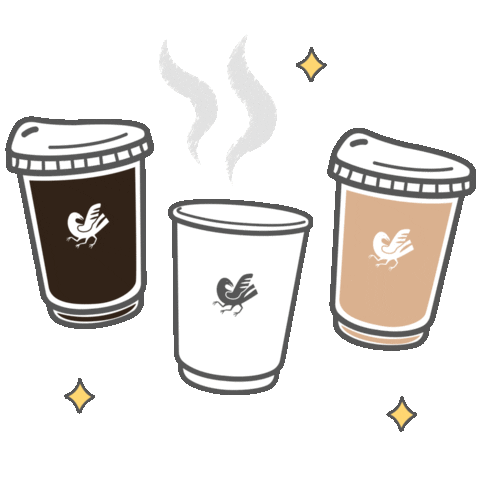 Coffee Latte Sticker by KISAKU