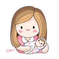 Heart Love Sticker by Tinybuds Baby