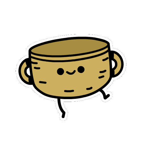 Cartoon Stone Sticker