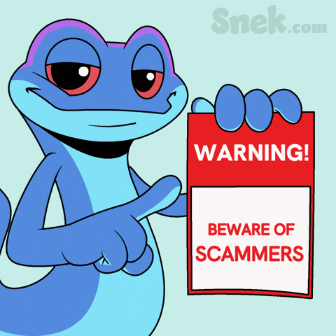 Sign Warning GIF by Snek