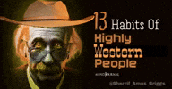 Cowboy Einstein GIF