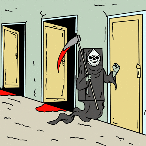 Grim Reaper Fridge GIF by Nexio