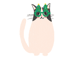 taniayr cat christmas 2021 viva Sticker