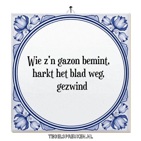 Nl Harken Sticker by Tegelspreuken.nl