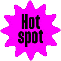 Hot Spot Sticker Sticker by Werbegemeinschaft Feldkirch