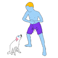 Dog Dancing Sticker by VISUAL SHITS