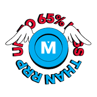 Coin Sticker by MandM Direct