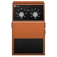 sixstringcom guitar effects guitarist pedals Sticker