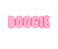 Boogie Wonderland In Back Sticker by Velvet Rewired