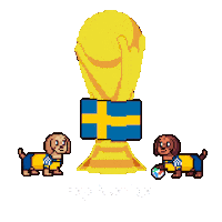 World Cup Sweden Sticker by HotDogs