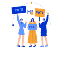 Vote Acrew Sticker by Meridian°