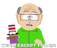 Mr Garrison Sticker by South Park