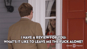 leave me alone review GIF by Comedy Central
