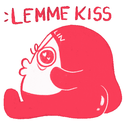 lemonramune giphyupload kiss kisses kissing Sticker