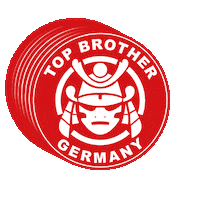 TopBrother logo cool roll bjj Sticker