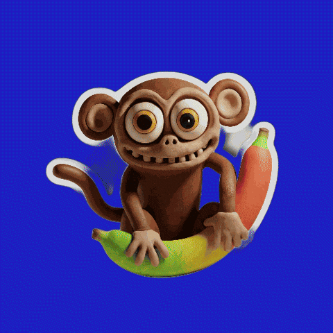 Hungry Monkey GIF