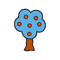 Apple Tree Sticker by Maeve Chocolate