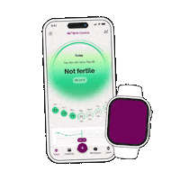 Birth Control Apple Watch Sticker by Natural Cycles