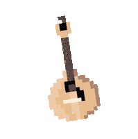 ervadesignstudio guitarra erva guitarra portuguesa erva design Sticker