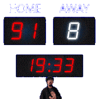 8 Away Sticker