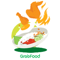 Fooddelivery Freedelivery Sticker by GrabFoodMY