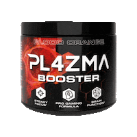 PL4ZMA gaming orange plasma booster Sticker