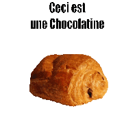 Pain Au Chocolat Chocolatine Sticker by Radio LA16.fr en Charente