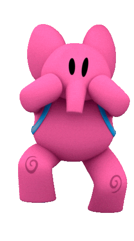 Excited 3D Sticker by Pocoyo